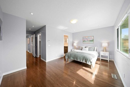 159 Malibou Road Sw, Calgary, AB - Indoor Photo Showing Bedroom