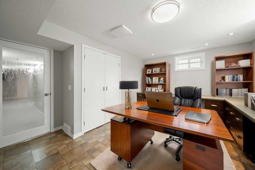 159 Malibou Road Sw, Calgary, AB - Indoor Photo Showing Office