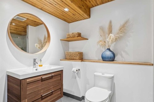 99 Heritage Heights, Cochrane, AB - Indoor Photo Showing Bathroom
