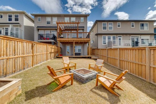 99 Heritage Heights, Cochrane, AB - Outdoor With Deck Patio Veranda