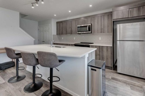 51 Cityscape Row Ne, Calgary, AB - Indoor Photo Showing Kitchen With Upgraded Kitchen