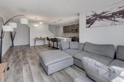 51 Cityscape Row Ne, Calgary, AB - Indoor Photo Showing Living Room