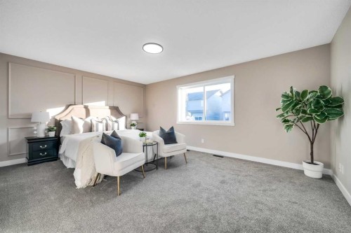 198 Panamount Villas Nw, Calgary, AB - Indoor Photo Showing Bedroom