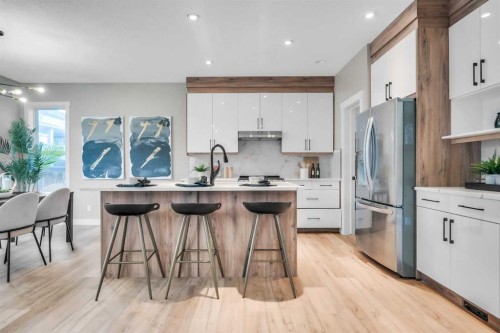 198 Panamount Villas Nw, Calgary, AB - Indoor Photo Showing Kitchen With Stainless Steel Kitchen With Upgraded Kitchen