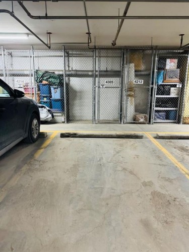 4305-115 Prestwick Villas Se, Calgary, AB - Indoor Photo Showing Garage