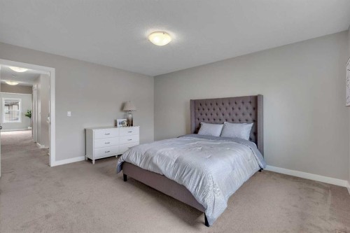 175 Brightoncrest Point Se, Calgary, AB - Indoor Photo Showing Bedroom