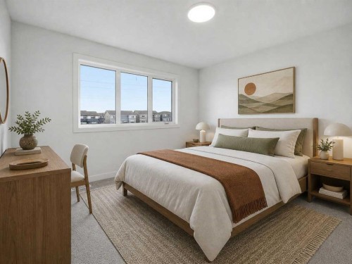 229 Dawson Wharf Road, Chestermere, AB - Indoor Photo Showing Bedroom