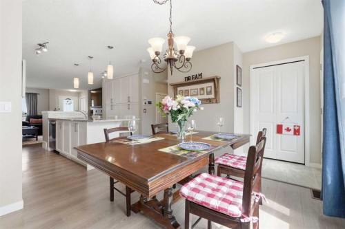 225 Fireside Drive, Cochrane, AB - Indoor Photo Showing Dining Room