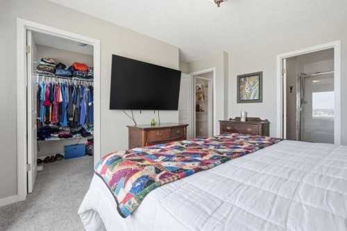 225 Fireside Drive, Cochrane, AB - Indoor Photo Showing Bedroom