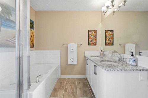 225 Fireside Drive, Cochrane, AB - Indoor Photo Showing Bathroom