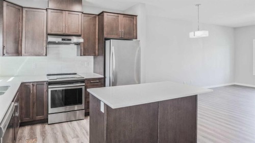 567 Cornerstone Avenue Ne, Calgary, AB - Indoor Photo Showing Kitchen With Double Sink With Upgraded Kitchen
