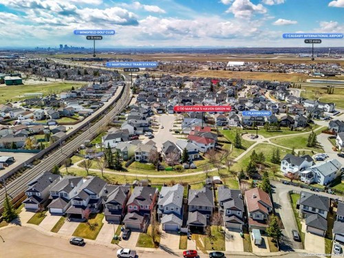 110 Martha'S Haven Green Ne, Calgary, AB - Outdoor With View