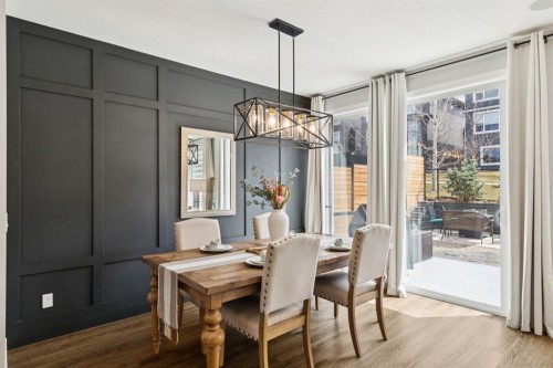 36 Crestbrook Link Sw, Calgary, AB - Indoor Photo Showing Dining Room
