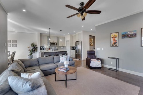 49 Marquis Grove Se, Calgary, AB - Indoor Photo Showing Living Room