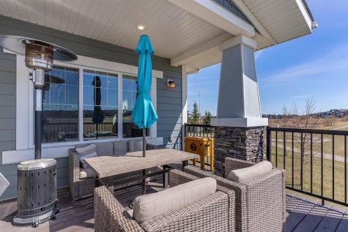 49 Marquis Grove Se, Calgary, AB - Outdoor With Deck Patio Veranda With Exterior