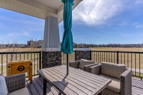 49 Marquis Grove Se, Calgary, AB - Outdoor With Deck Patio Veranda With Exterior