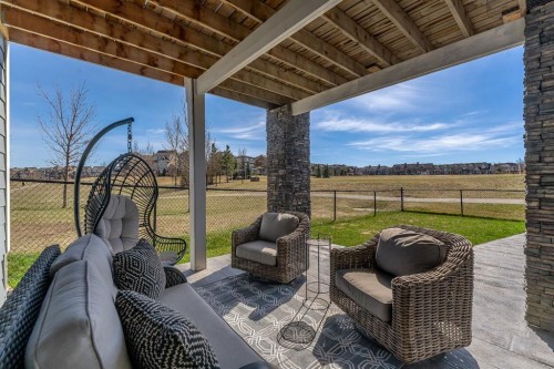 49 Marquis Grove Se, Calgary, AB - Outdoor With Deck Patio Veranda With Exterior