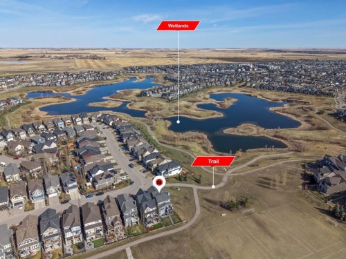 49 Marquis Grove Se, Calgary, AB - Outdoor With View