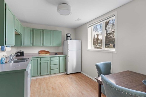 6619 18 Street Se, Calgary, AB - Indoor Photo Showing Kitchen With Double Sink