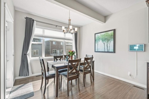 49 Kingsbridge Place Se, Airdrie, AB - Indoor Photo Showing Dining Room