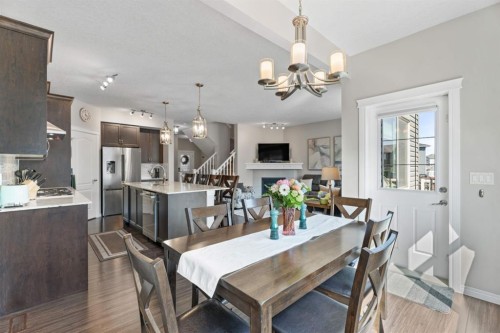 49 Kingsbridge Place Se, Airdrie, AB - Indoor Photo Showing Dining Room