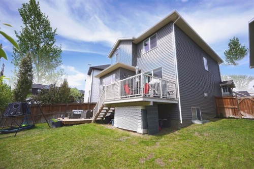 49 Kingsbridge Place Se, Airdrie, AB - Outdoor With Deck Patio Veranda