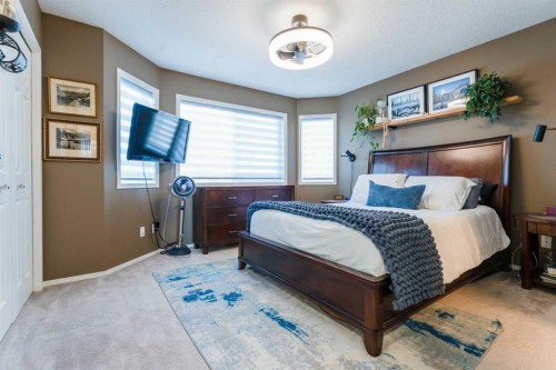 217 Martin Crossing Way Ne, Calgary, AB - Indoor Photo Showing Bedroom