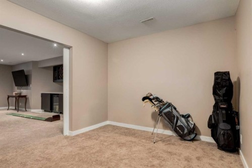 72 Wentworth Crescent Sw, Calgary, AB - Indoor Photo Showing Gym Room