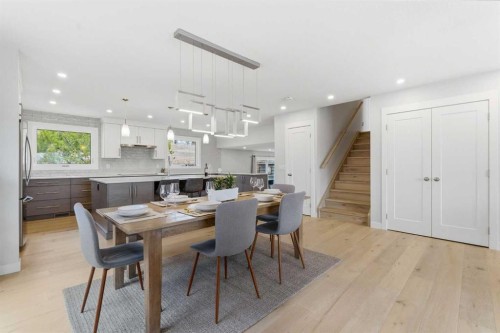 832 Edgemont Road Nw, Calgary, AB - Indoor Photo Showing Dining Room
