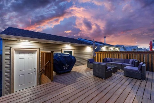 27 Copperpond Heights Se, Calgary, AB - Outdoor With Deck Patio Veranda With Exterior