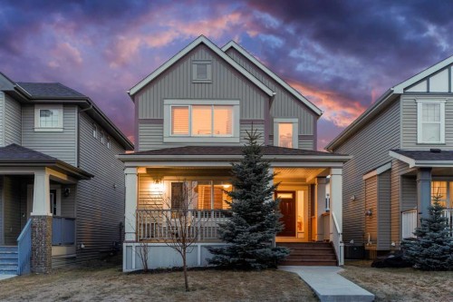 27 Copperpond Heights Se, Calgary, AB - Outdoor With Deck Patio Veranda With Facade