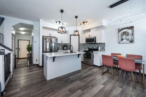 27 Sage Hill Common Nw, Calgary, AB - Indoor Photo Showing Kitchen With Stainless Steel Kitchen With Upgraded Kitchen