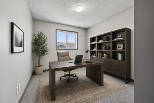 19 Auburn Crest Manor Se, Calgary, AB - Indoor Photo Showing Office