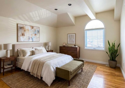 2514 16 Street Se, Calgary, AB - Indoor Photo Showing Bedroom