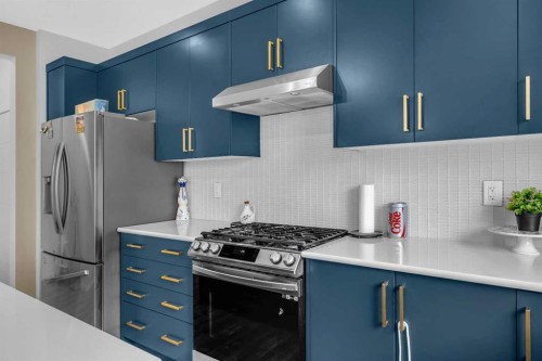 271 Carringham Road Nw, Calgary, AB - Indoor Photo Showing Kitchen With Upgraded Kitchen