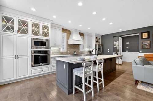90 Cranbrook Hill Se, Calgary, AB - Indoor Photo Showing Kitchen With Upgraded Kitchen