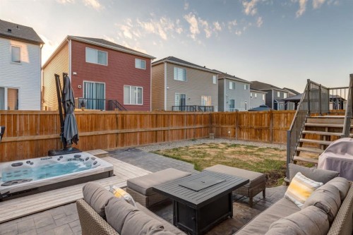 166 Osborne Common Sw, Airdrie, AB - Outdoor With Deck Patio Veranda With Exterior