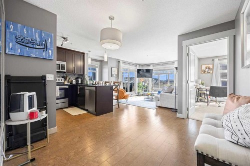 5209-155 Skyview Ranch Way Ne, Calgary, AB - Indoor Photo Showing Living Room