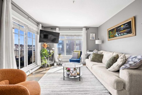 5209-155 Skyview Ranch Way Ne, Calgary, AB - Indoor Photo Showing Living Room