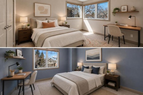 409 19 Avenue Ne, Calgary, AB - Indoor Photo Showing Bedroom