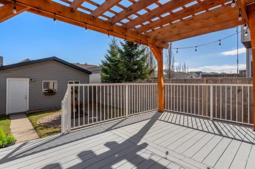 86 Elgin Meadows Gardens Se, Calgary, AB - Outdoor With Deck Patio Veranda With Exterior