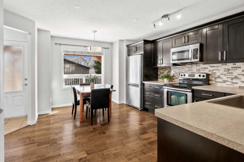 86 Elgin Meadows Gardens Se, Calgary, AB - Indoor Photo Showing Kitchen With Stainless Steel Kitchen With Upgraded Kitchen