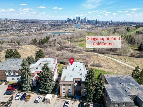 303-524 Cedar Crescent Sw, Calgary, AB - Outdoor With View
