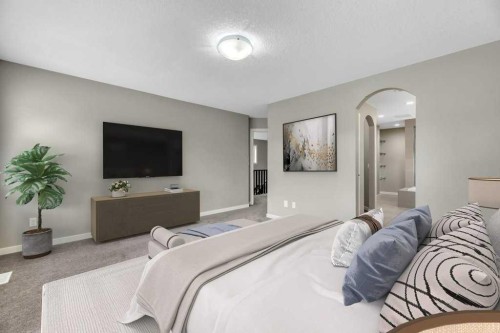 29 Aspen Summit Point Sw, Calgary, AB - Indoor Photo Showing Bedroom