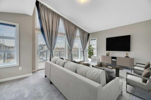 29 Aspen Summit Point Sw, Calgary, AB - Indoor Photo Showing Living Room