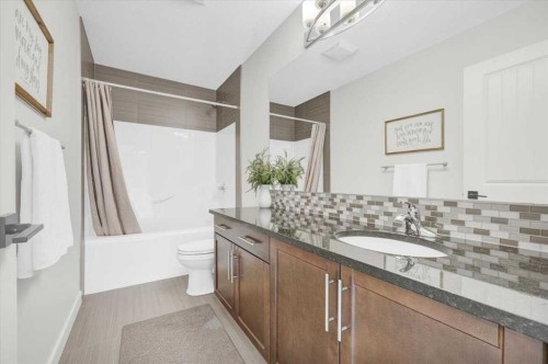 142 Fireside Bend, Cochrane, AB - Indoor Photo Showing Bathroom