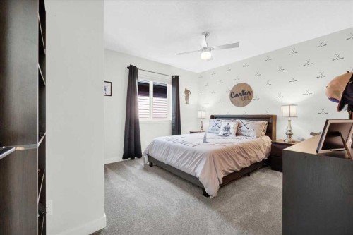 142 Fireside Bend, Cochrane, AB - Indoor Photo Showing Bedroom