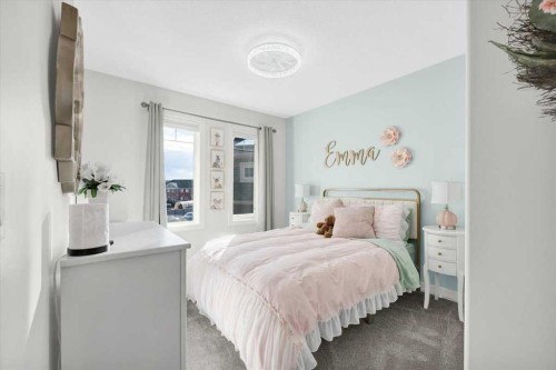 142 Fireside Bend, Cochrane, AB - Indoor Photo Showing Bedroom