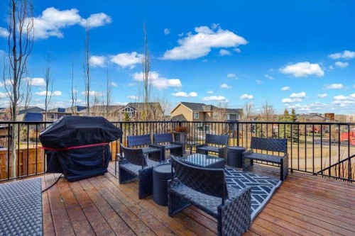 142 Fireside Bend, Cochrane, AB - Outdoor With Deck Patio Veranda With Exterior