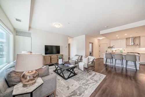 307-12 Mahogany Path Se, Calgary, AB - Indoor Photo Showing Living Room